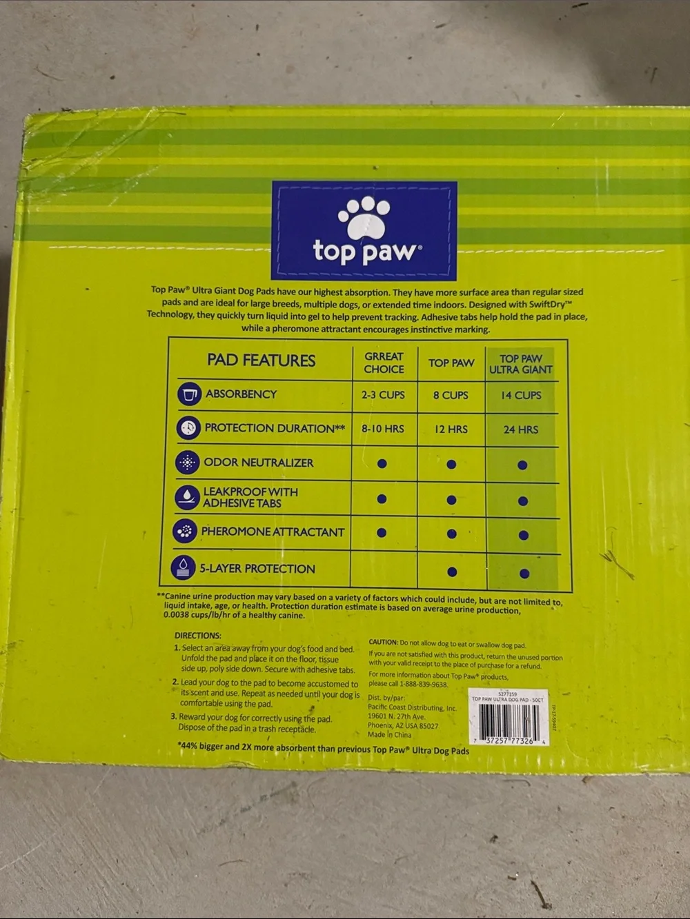 Top Paw Ultra Giant Dog Pads